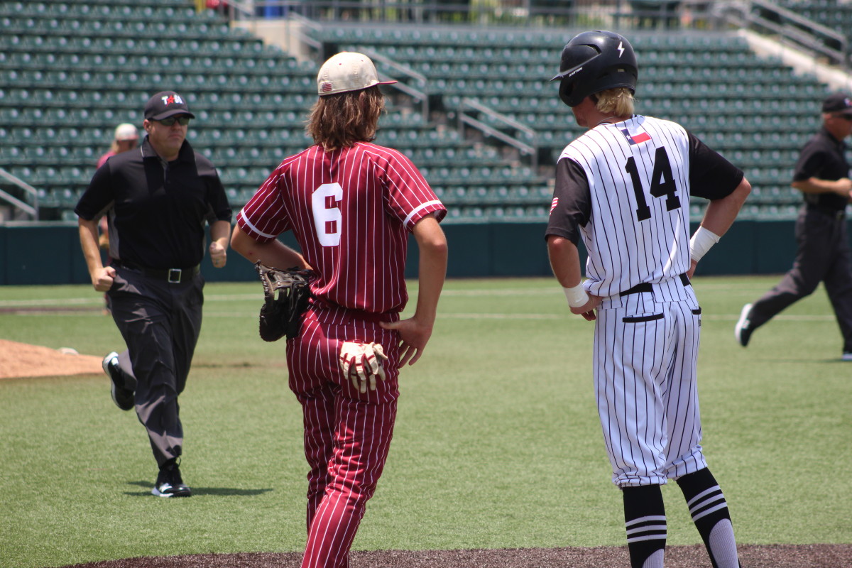 Texarkana Liberty-Eylau Canyon Randall 4A UIL state semifinals Texas baseball playoffs 060723 Andrew McCulloch 216